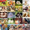 Diamond Painting Dog Full Drill Square Animal Diamond Embroidery Cross Stitch Kit Diamond Mosaic Decor For Home