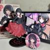 DATE A LIVE Токисаки Куруми Аниме Фигурка Милая Девушка Модель Игрушка ПВХ Черное Платье Наряд Стоящая Модель Украшение для Интерьера Автомобиля