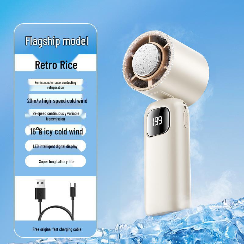 2026 High-Speed Silent Mini Fan for Dorms - Portable Summer Cooler