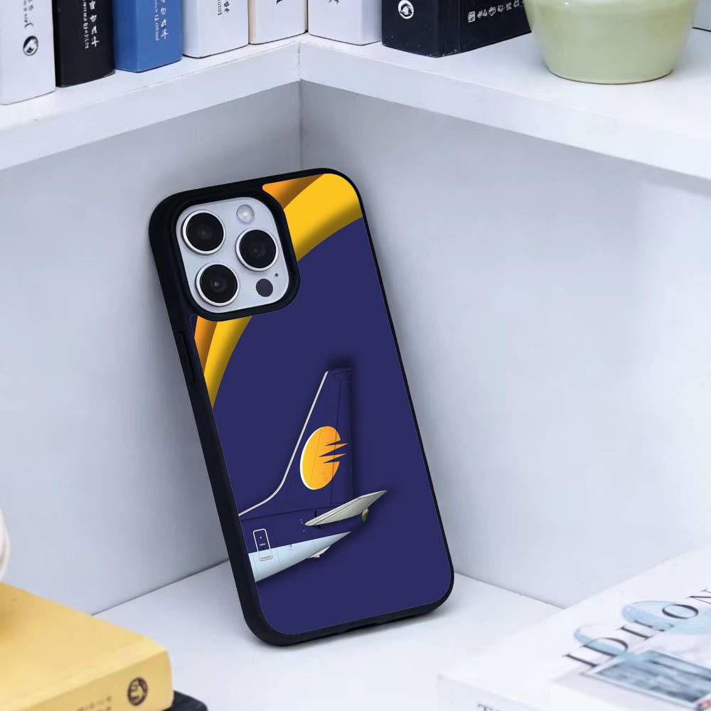 Чехол для телефона с рисунком самолета для iPhone 17, 16, 15, 14, 13 Plus, Pro Max, магнитный, для Magsafe, беспроводной зарядки
