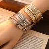 Многослойный гофрированный браслет с C-образным отверстием, крутой хип-хоп браслет, браслет в холодном стиле