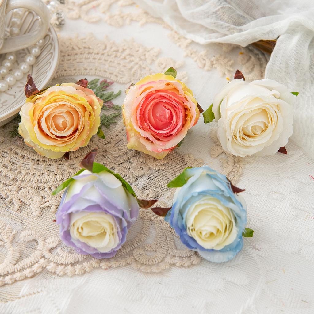 10/20Pcs Artificial Flowers Silk Rose Home Room Valentine Outdoor Garden Diy Gift Box Wedding Wreath Bridal Bouquet Prop Hotsale