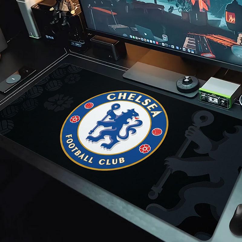 Chelsea F Коврик для мыши большого размера Большой игровой коврик для стола Нескользящий Коврик для ноутбука и планшета Большой коврик для мыши XXL Игровой коврик для мини-ПК С заблокированным краем