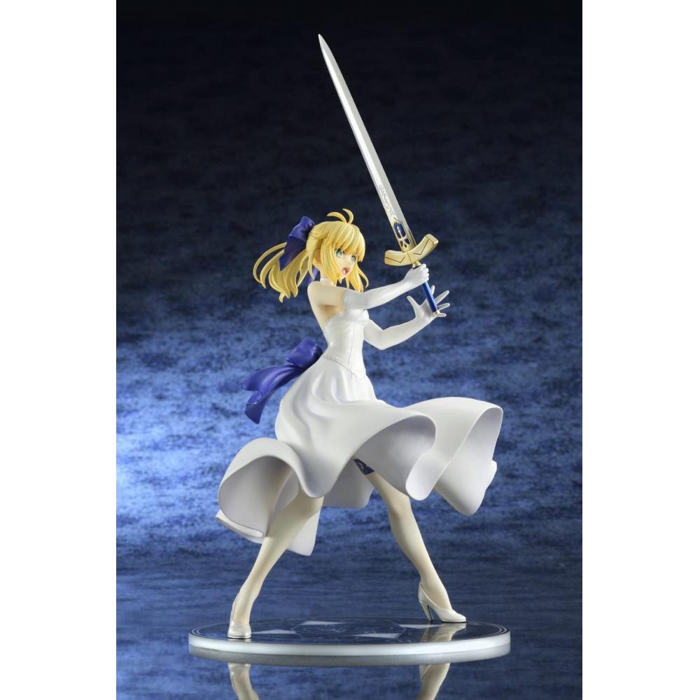 Belfine Fatesay night [Unlimited Blade Works] Saber White Dress Renewed Ver. 18 масштаб ПВХ окрашенная полная фигурка BF139