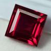 8.20 Карат Натуральный РУБИН Кроваво-красный Квадратной формы СЕРТИФИЦИРОВАННЫЙ Свободный Драгоценный камень
