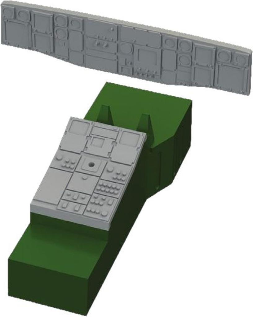 eduard Look Series Instrument Panel Plastic Model Parts EDU644306 1/48 MH-60L (for ICM) (Airplane)