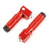 Shkalacar 1 Pair Motorcycle Step Front Pedals Motorcycle Pedals Folding Footrest 8mm Universal Aluminum