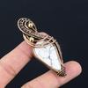 Howlite Gemstone Handmade Pure Copper Wire Wrapped Pendant Jewelry For Thanksgiving