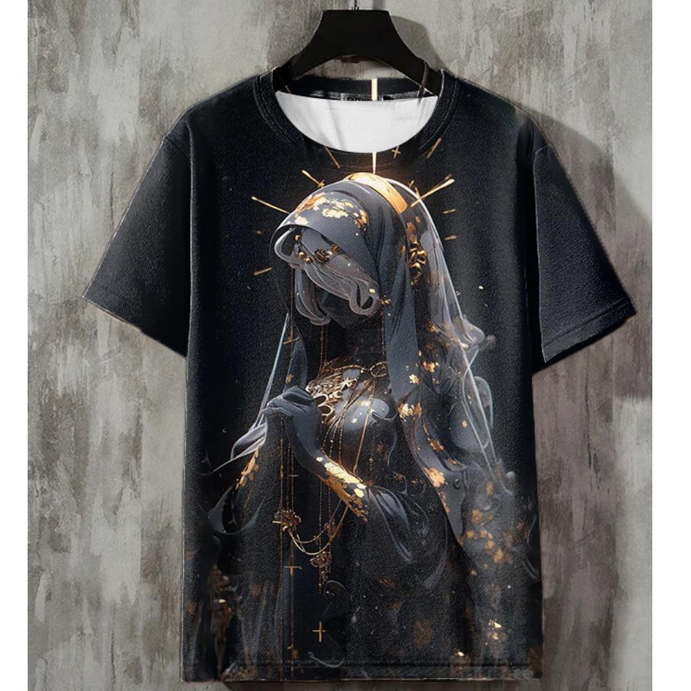 Женская футболка Аниме Сексуальные Красота Футболки Футболка С Коротким Рукавом Свободная Одежда Оверсайз Топы Уличная Одежда