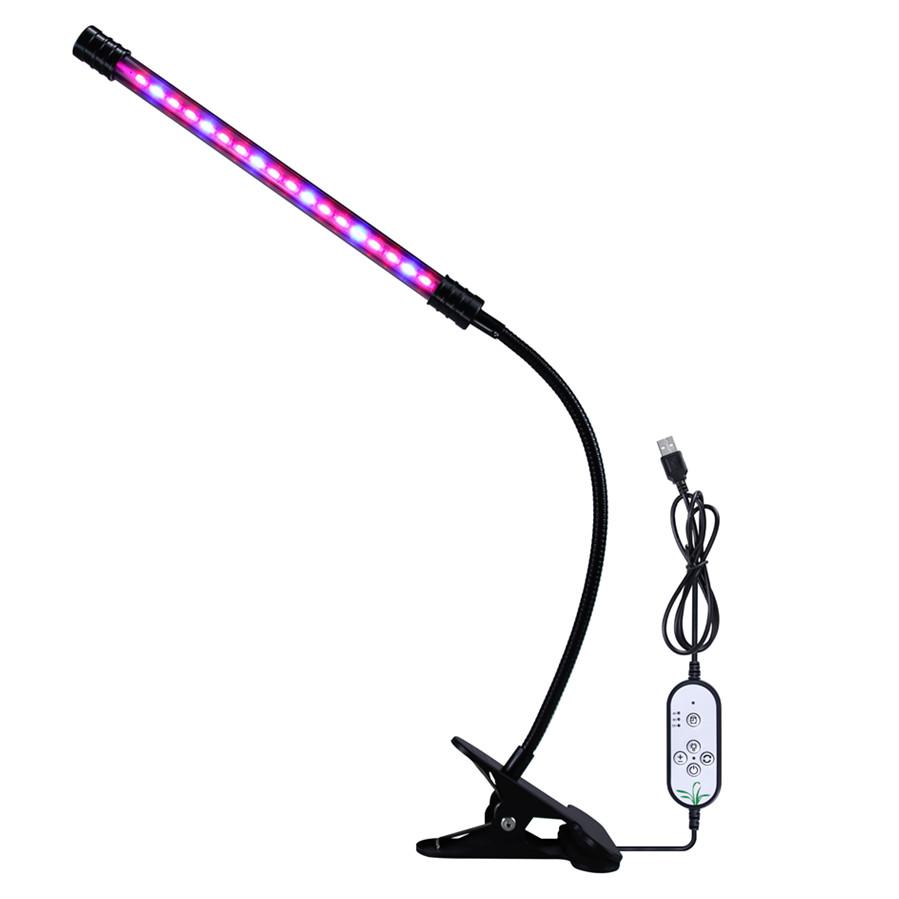 Светодиодный светильник полного спектра USB-фитосветильник с управлением фитосветильник для растений рассада цветок домашняя палатка консигнация