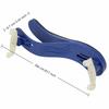 ABS + Sponge Adjustable Shoulder Rest Blue Violin Instrument Accessory  For 3/4 4/4 Violins