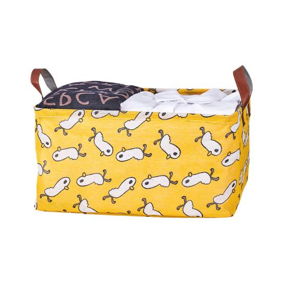 Корзина для белья, ящик для хранения одежды с усиленной ручкой, большая вместимость, для хранения игрушек