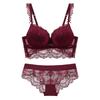 Французский сексуальный кружевной комплект бюстгальтера и трусиков для женщин