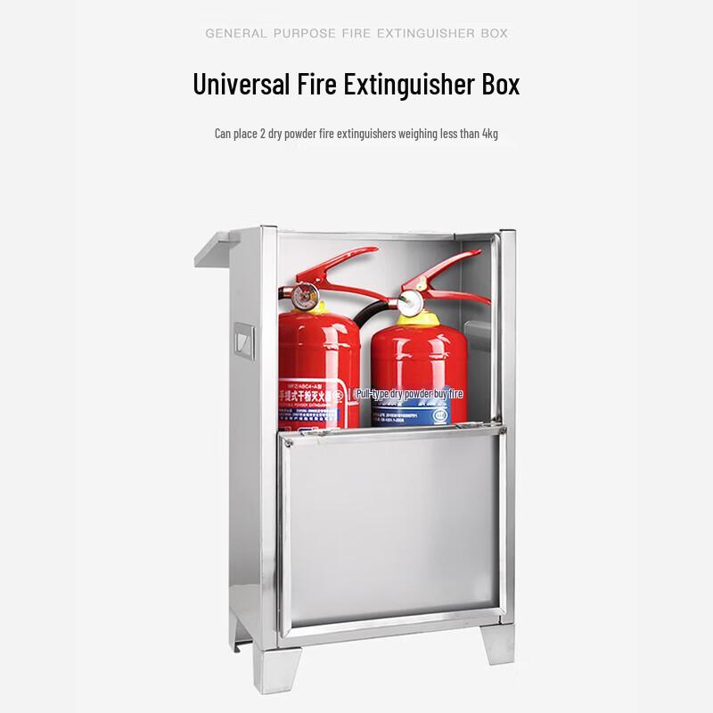 Saizes Stainless Steel Fire Extinguisher Cabinet