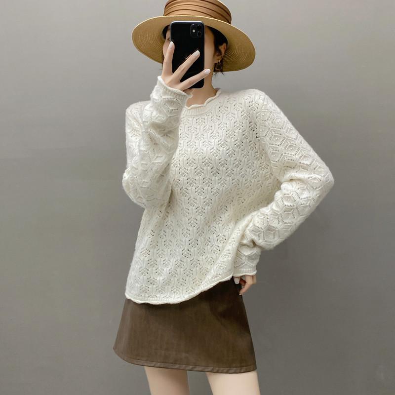 Qinghe 100% Pure Cashmere Women's Sweater - Ultra Soft Luxury Winter Pullover