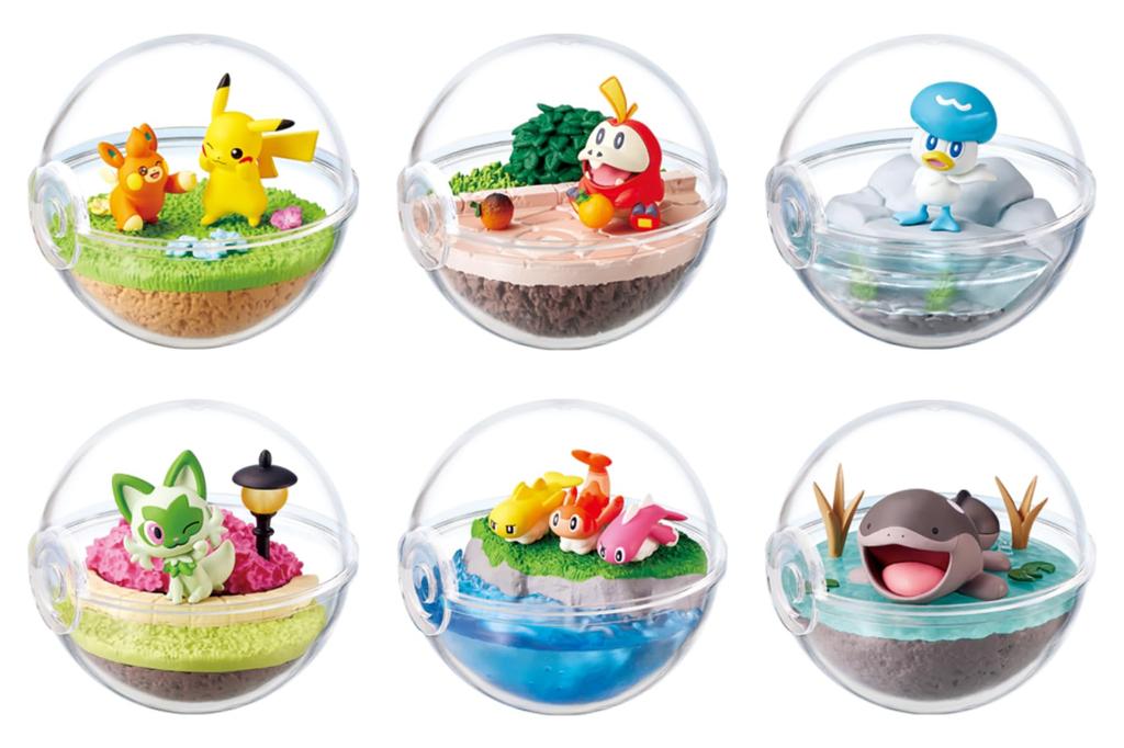 Pokemon Terrarium Collection EX the World of 1BOX Approximately H100 X W70 X D70mm Made of PVC Re-ment ~To Paldea~