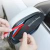 AAUJ1 2pcs Car Rearview Mirror Rain Eyebrow Suitable For Mercedes Benz C200L GLC GLK CLA GLA W210 W124 New AMG B/C/E Class A Class