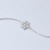 Weiheng s925 Silver Mori Style Snowflake Bracelet - Fresh Simple Women's Jewelry