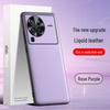 Чехол VivoX80pro из жидкой кожи: Защитный чехол от падения, противообрастающий, цельный. Идеально подходит для вашего телефона!