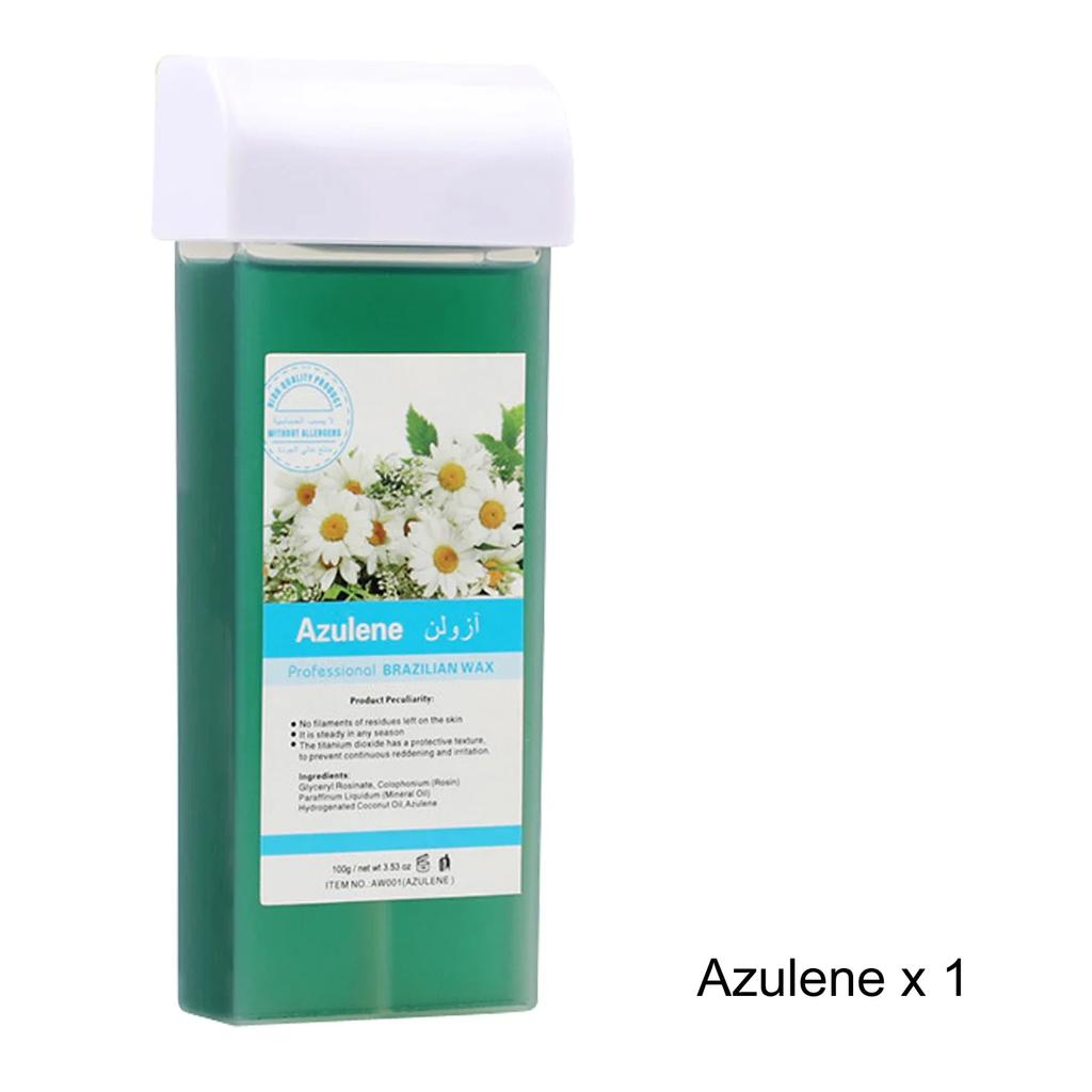 Безболезненный роликовый воск-депилятор Мед и Алоэ Вера Восковой картридж для удаления волос на бикини и теле Совместим с восконагревателями