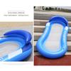 1PC with Mesh Hammock Floating Row Foldable Water Inflatable Recliner Adult Inflatable Floating Row Water Floating Bed