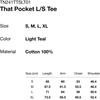 ThiSiSneverThat That Pocket LS Tee Light teaL