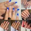 Fashion Manicure Tool Artificial Almond False Nails Nail Tips Wearable French Stiletto Fake Nails