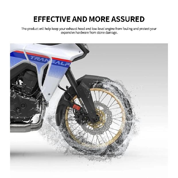 Lengthen Fender Extender For Honda XL750 XL 750 Transalp 2023-Motorcycle Front Fender Extension Mudguard
