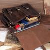 Leather Briefcase  Laptop Messenger Bags for Men and Women Best Office College Briefcase Shoulder Bag