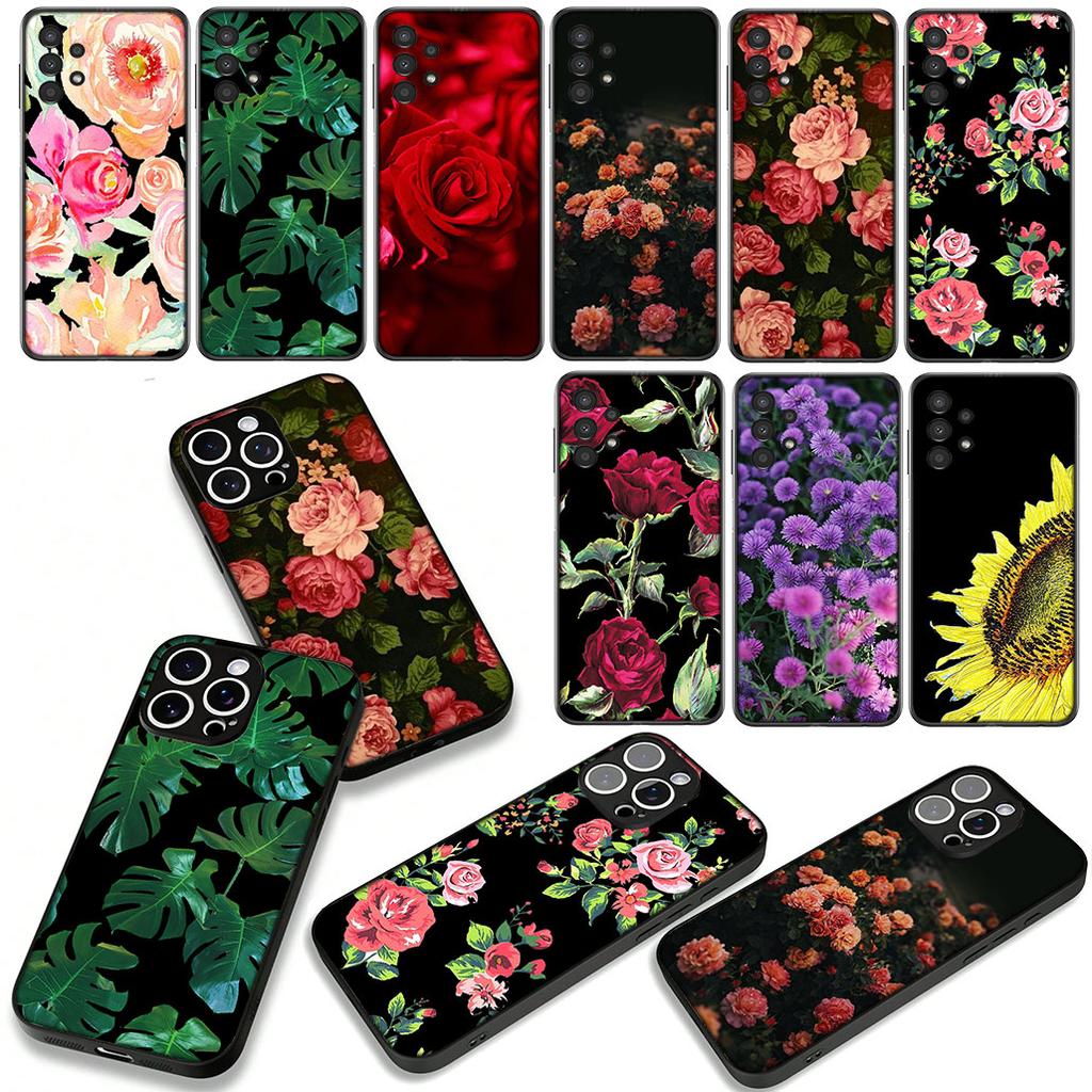 Summer Daisy Sunflower Floral peony Flowe Phone Cover Case for Apple iPhone 17 16 15 11 Pro XS Max XR 6 7 8 Plus + SE 2020 5 16E
