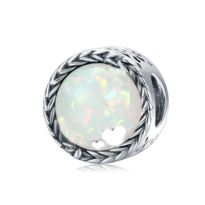 925 Sterling Silver Murano Glass Red Beads Blue Pink Purple Round Charm Plata De Ley 925 For Original Bracelet Jewelry