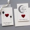 Я люблю тебя Любовь Поздравительные открытки Благословения Ручная работа Сердцебиение Открытка Фестиваль Бумага Свадебное приглашение Юбилей