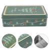 Tinplate Box Christmas Biscuit Containers Candy Cookie Tins with Lids for Gift Giving