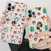 Рождественский Мультяшный Новогодний Подарок Чехол для Телефона для iPhone 16 15 8 7 6 6S Plus X SE XR XS 14 11 12 13 Mini Pro Max Мобильный Чехол