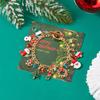 Fashion Santa Claus Snowman Star Christmas Tree Pendant Bracelet For Women Adjustable Christmas Bracelet Charm Party Jewelry
