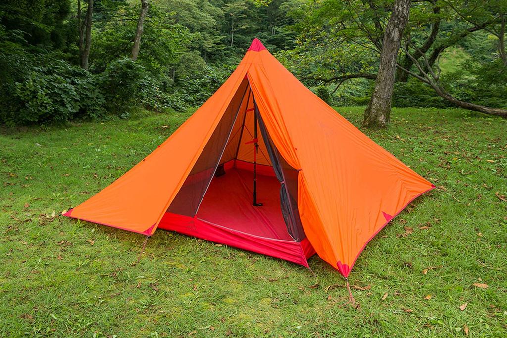 MSR Outdoor Camping Monopole Shelter Front Range Bug Shelter for 4 People Japanese 37039 Red [Genuine Product]