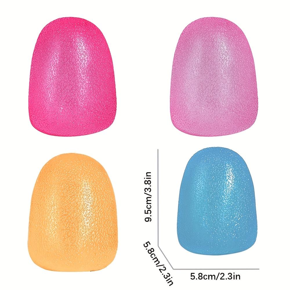 Fun Spongy Stress Toy Colorful Squeezable Hand Fidget Toys Rainbow Ball Toy Relieve Pressure Balls Water Cube Maltose Best Gifts