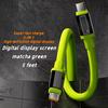 Сверхбыстрый зарядный кабель USB C на Type C 111 Вт, шнур 6A PD для Xiaomi iPhone Samsung Huawei 1,1 м 1 м 1,1 м 1 м Быстрая зарядка