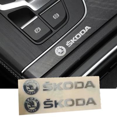 Металлические Наклейки на Автомобиль Стеклоочиститель VRS Наклейка для SKODA Kodiaq Superb SCALA FABIA Octavia Karoq YETI Авто Отражающая Внутренняя