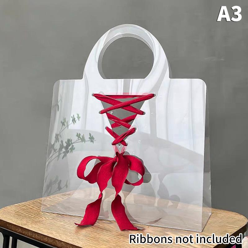 Прозрачная коробка для свежих цветов для питомца, букет, сумка-тоут, упаковка для цветов, сумка-тоут, фестиваль, вечеринка, подарок, упаковка для роз, портативный упаковочный пакет