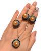 Новые изумрудные австралийские серьги Fritillary Pearl, женские ретро-темпераментные серьги Fritillary Earrings