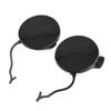 2pcs car Front Bumper Tow Hook Eye Cap Cover for Porsche for Cayenne 2011-2014 Black Left: 95850515500/ Right: 95850515600