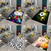 Bedroom Kitchen Bathroom Porch Non-slip Home Decoration Floor Mat Football Pattern Rug Living Room Large Rug