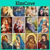 Diy Religious Diamond Icon 5d Painting Cartoon Full Round Drill Diamond Embroidery Cross Stitch Mosaic Rhinestone Home Decor