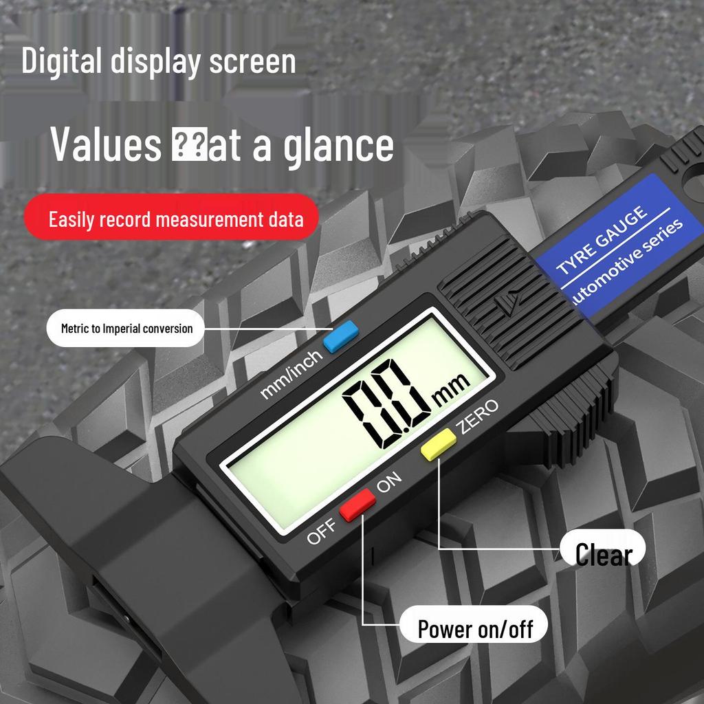 Электронный измеритель глубины протектора шин 0-26 мм