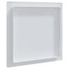 Access Panels 2 pcs White 15 x 15 cm ABS Plastic