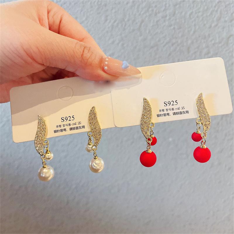 Элегантные женские серьги-подвески с цирконом, корейская мода, циркон, вечеринка, студенческие, простые аксессуары, свадебные серьги для женщины