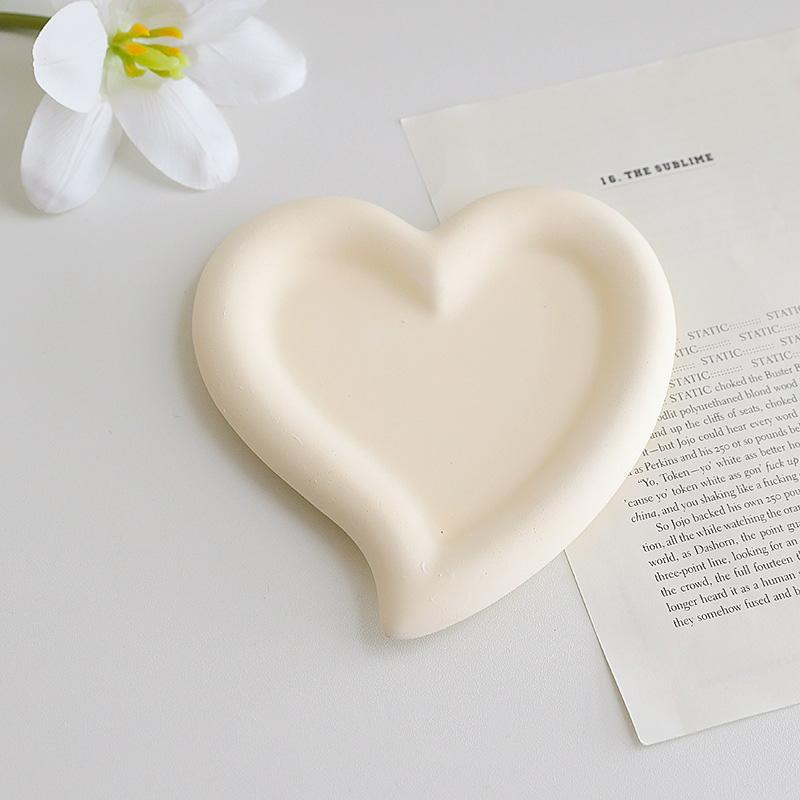 Fashion Photo Props Simple Photography Background Popular Jewelry Earrings Bracelets Gift Shoot Accessories Heart-shaped Tray