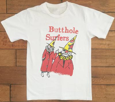 Винтажная футболка группы Butthole Surfers, тур, хлопок, белая, полный размер, мужская/женская, BL238