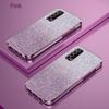 Shiny Glitter Plating Silicone Case for Huawei P Smart 2021 Y7a Coque Camera Lens Soft Back Cover